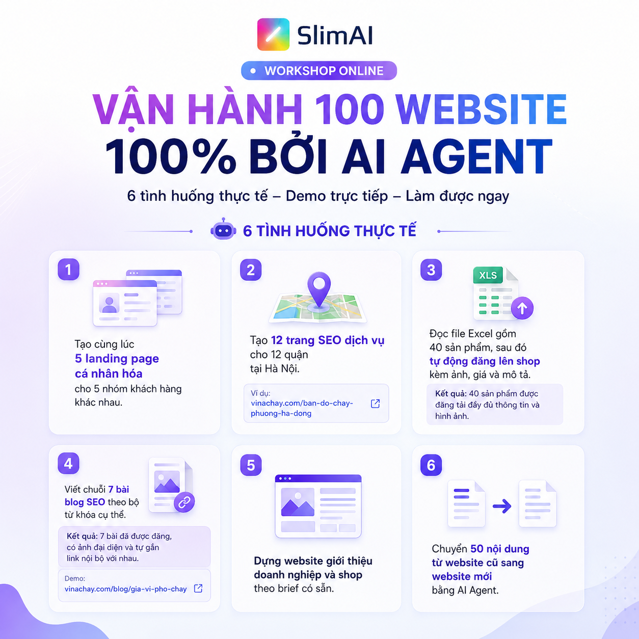 WORKSHOP: XÂY HỆ THỐNG WEB TỰ VẬN HÀNH BỞI AI AGENT
